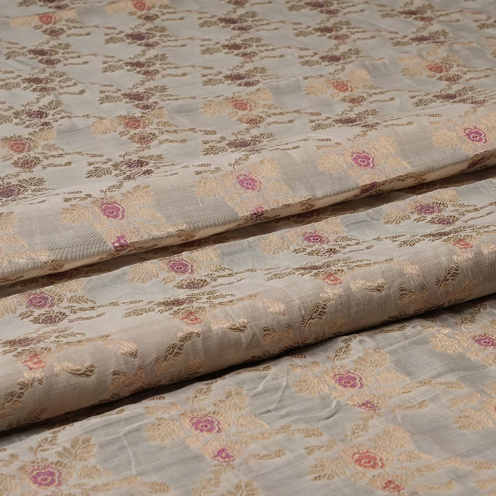 Tussar Munga Jacquard Jari Butta